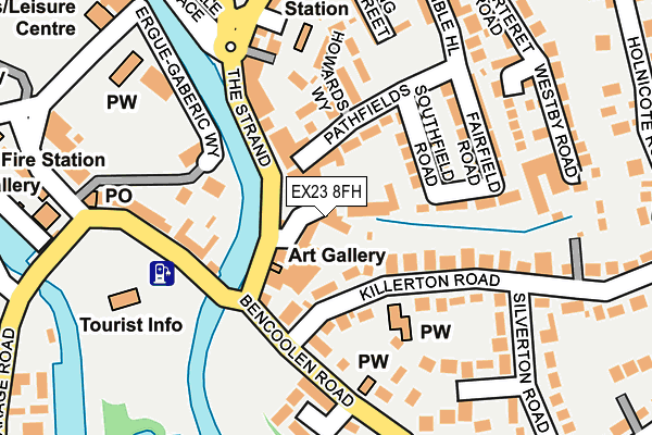 EX23 8FH map - OS OpenMap – Local (Ordnance Survey)