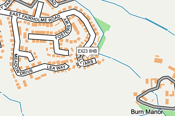 EX23 8HB map - OS OpenMap – Local (Ordnance Survey)