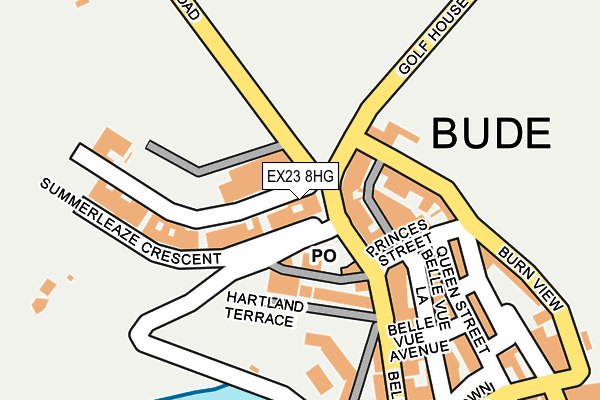 EX23 8HG map - OS OpenMap – Local (Ordnance Survey)