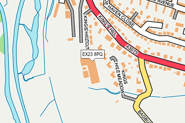 EX23 8PQ map - OS OpenMap – Local (Ordnance Survey)