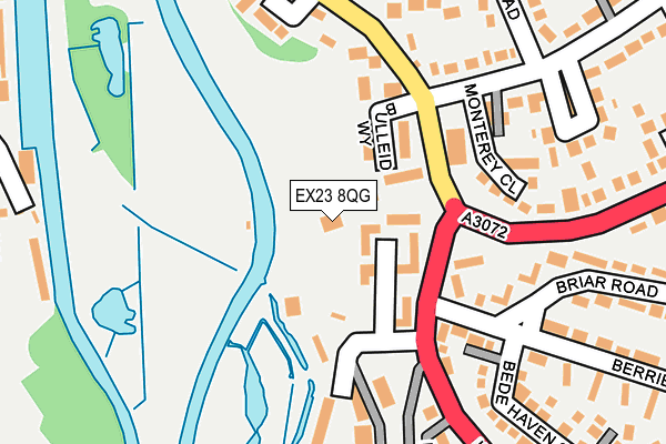 EX23 8QG map - OS OpenMap – Local (Ordnance Survey)