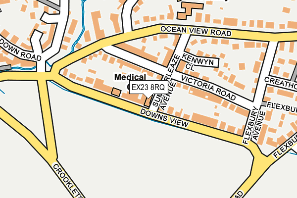 EX23 8RQ map - OS OpenMap – Local (Ordnance Survey)