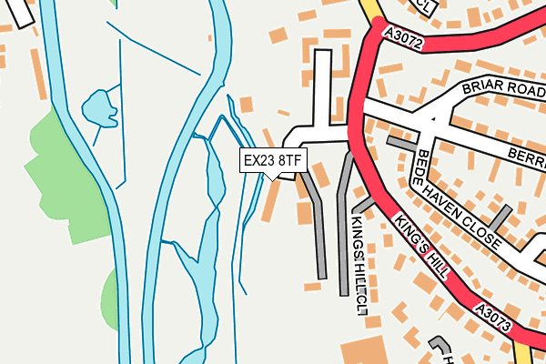 EX23 8TF map - OS OpenMap – Local (Ordnance Survey)