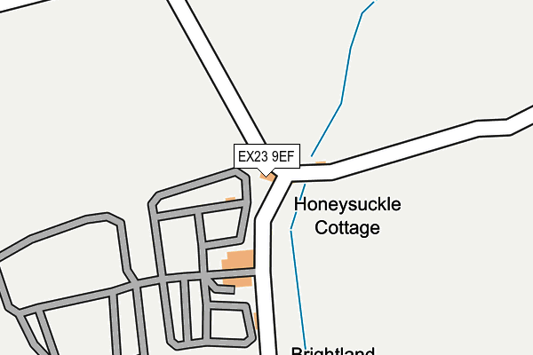 EX23 9EF map - OS OpenMap – Local (Ordnance Survey)