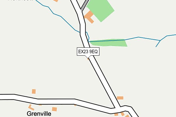EX23 9EQ map - OS OpenMap – Local (Ordnance Survey)
