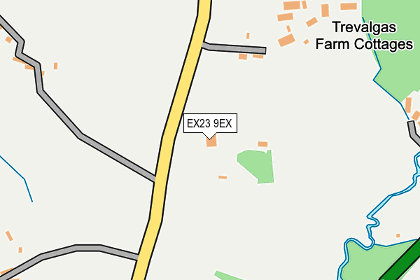 EX23 9EX map - OS OpenMap – Local (Ordnance Survey)