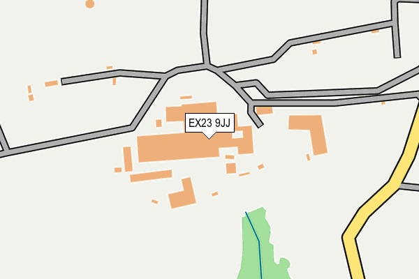 EX23 9JJ map - OS OpenMap – Local (Ordnance Survey)
