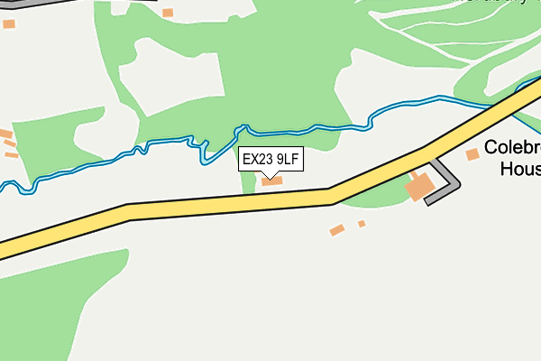 EX23 9LF map - OS OpenMap – Local (Ordnance Survey)