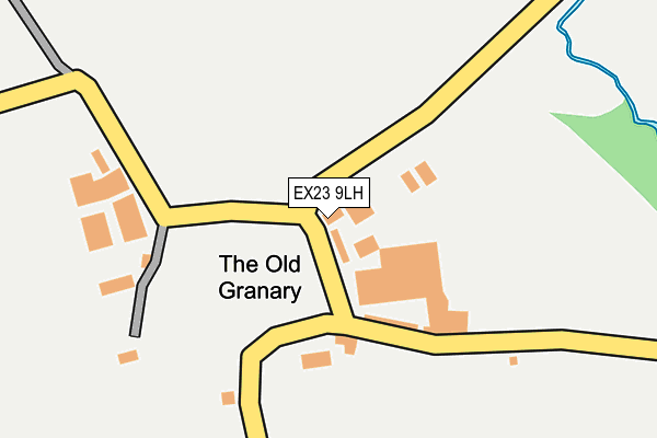 EX23 9LH map - OS OpenMap – Local (Ordnance Survey)