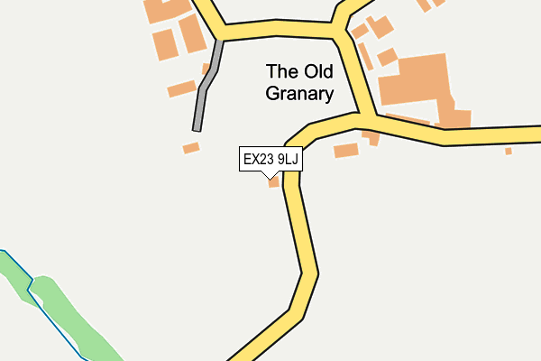EX23 9LJ map - OS OpenMap – Local (Ordnance Survey)