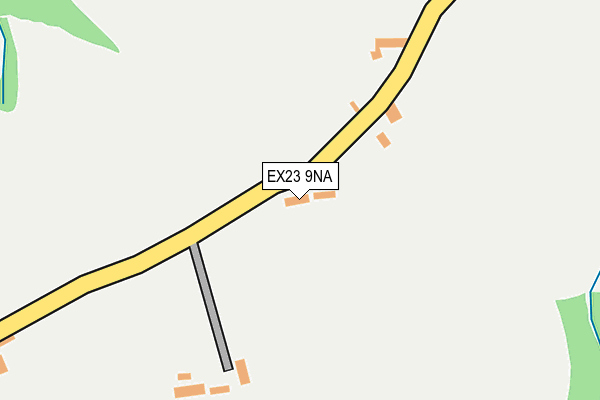 EX23 9NA map - OS OpenMap – Local (Ordnance Survey)