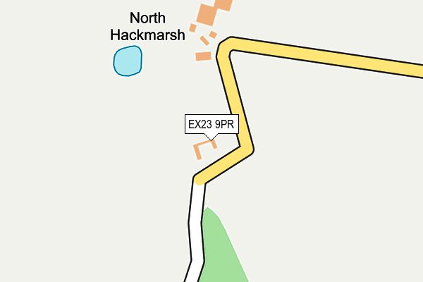 EX23 9PR map - OS OpenMap – Local (Ordnance Survey)