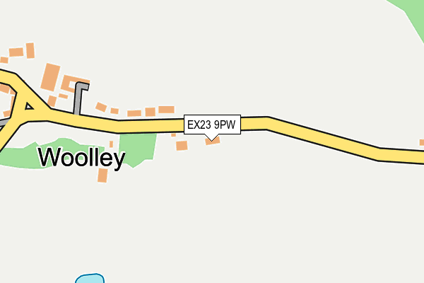 EX23 9PW map - OS OpenMap – Local (Ordnance Survey)