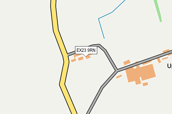 EX23 9RN map - OS OpenMap – Local (Ordnance Survey)