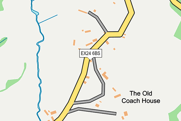 EX24 6BS map - OS OpenMap – Local (Ordnance Survey)