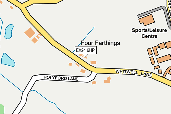 EX24 6HP map - OS OpenMap – Local (Ordnance Survey)