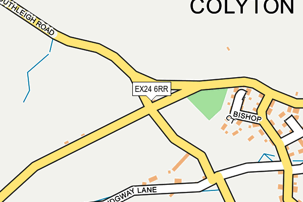 EX24 6RR map - OS OpenMap – Local (Ordnance Survey)