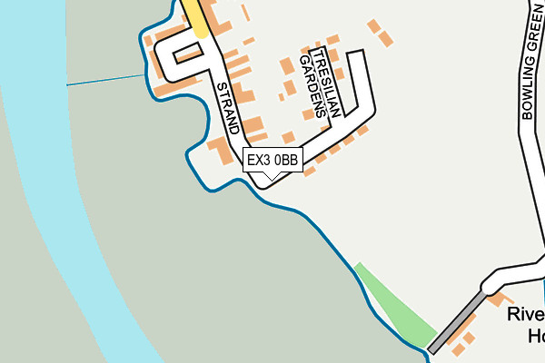 EX3 0BB map - OS OpenMap – Local (Ordnance Survey)