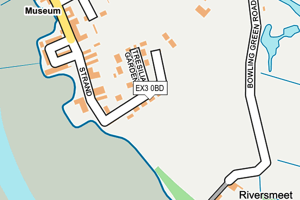 EX3 0BD map - OS OpenMap – Local (Ordnance Survey)