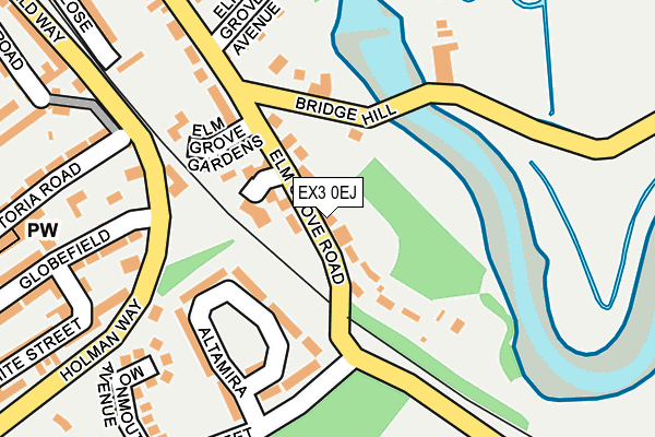 EX3 0EJ map - OS OpenMap – Local (Ordnance Survey)