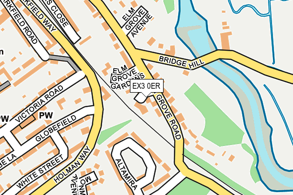 EX3 0ER map - OS OpenMap – Local (Ordnance Survey)