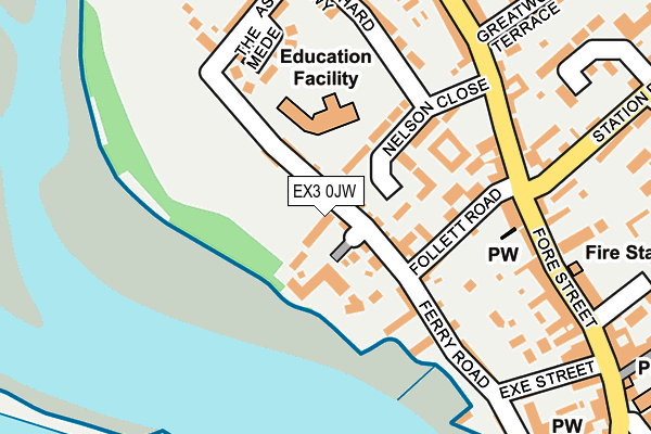 Map of EXETER PROPERTY GROUP LTD at local scale