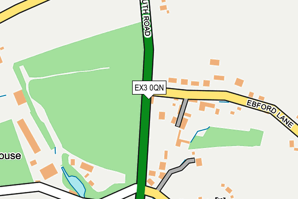 EX3 0QN map - OS OpenMap – Local (Ordnance Survey)