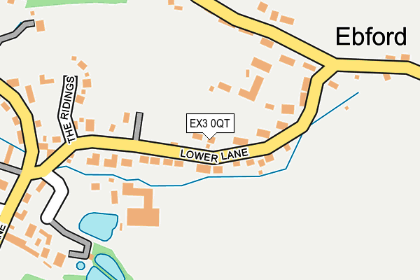 EX3 0QT map - OS OpenMap – Local (Ordnance Survey)