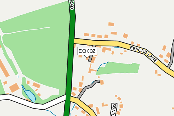 EX3 0QZ map - OS OpenMap – Local (Ordnance Survey)
