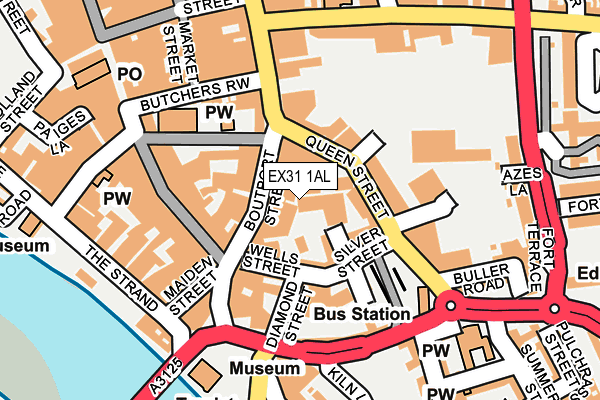 EX31 1AL map - OS OpenMap – Local (Ordnance Survey)