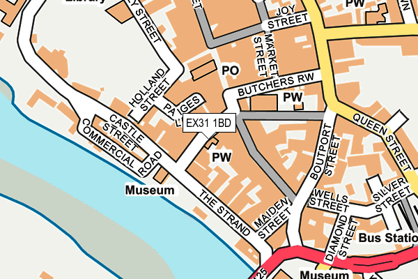 EX31 1BD map - OS OpenMap – Local (Ordnance Survey)