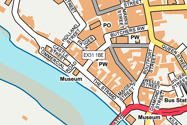 EX31 1BE map - OS OpenMap – Local (Ordnance Survey)