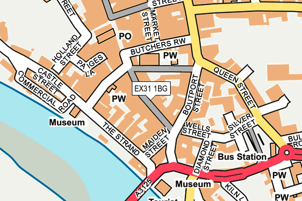 EX31 1BG map - OS OpenMap – Local (Ordnance Survey)