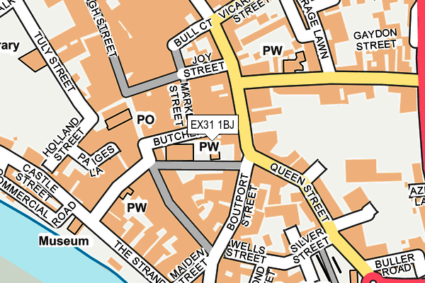 EX31 1BJ map - OS OpenMap – Local (Ordnance Survey)