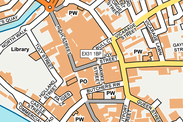 EX31 1BP map - OS OpenMap – Local (Ordnance Survey)