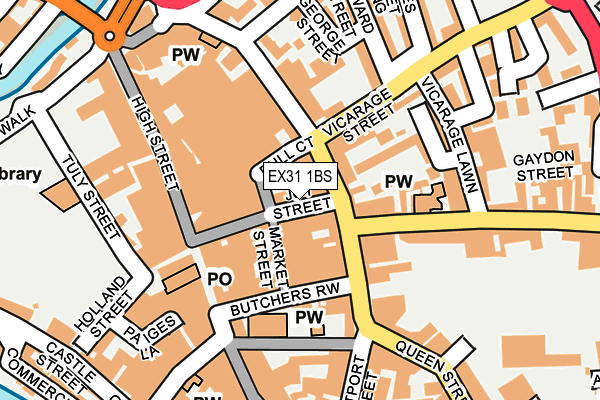 EX31 1BS map - OS OpenMap – Local (Ordnance Survey)