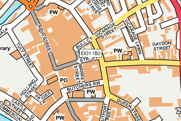 EX31 1BU map - OS OpenMap – Local (Ordnance Survey)
