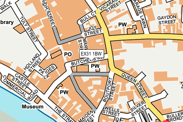 EX31 1BW map - OS OpenMap – Local (Ordnance Survey)
