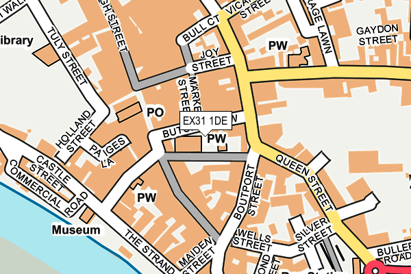 EX31 1DE map - OS OpenMap – Local (Ordnance Survey)