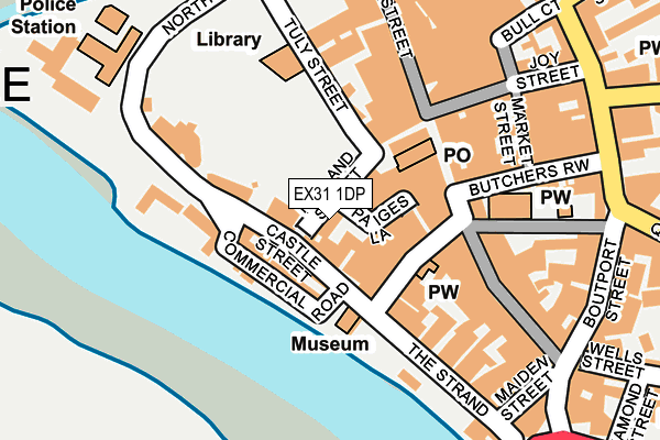 EX31 1DP map - OS OpenMap – Local (Ordnance Survey)