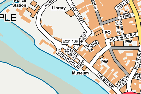 EX31 1DR map - OS OpenMap – Local (Ordnance Survey)