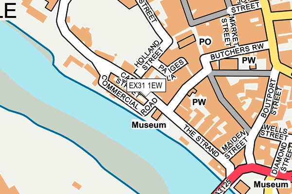 EX31 1EW map - OS OpenMap – Local (Ordnance Survey)