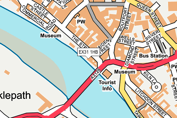 EX31 1HB map - OS OpenMap – Local (Ordnance Survey)