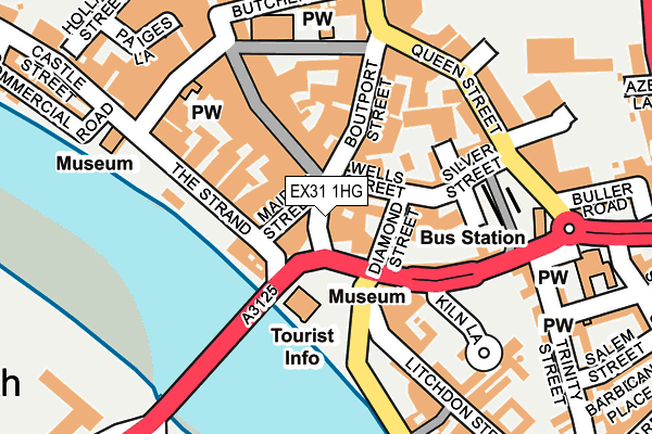 EX31 1HG map - OS OpenMap – Local (Ordnance Survey)