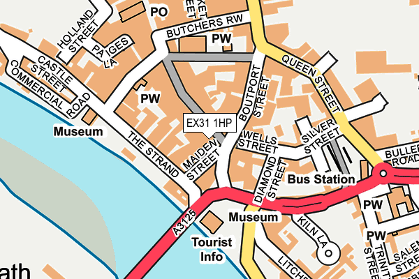 EX31 1HP map - OS OpenMap – Local (Ordnance Survey)