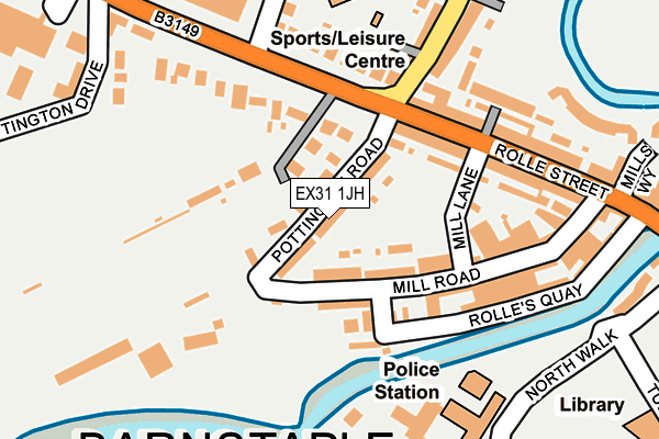 EX31 1JH map - OS OpenMap – Local (Ordnance Survey)