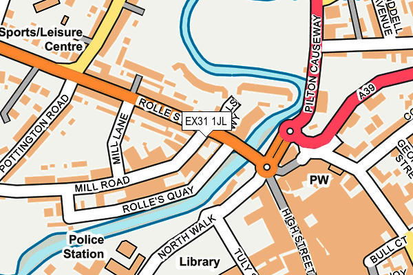 EX31 1JL map - OS OpenMap – Local (Ordnance Survey)