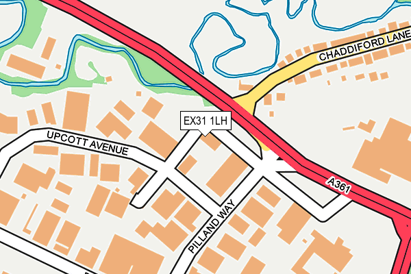 EX31 1LH map - OS OpenMap – Local (Ordnance Survey)