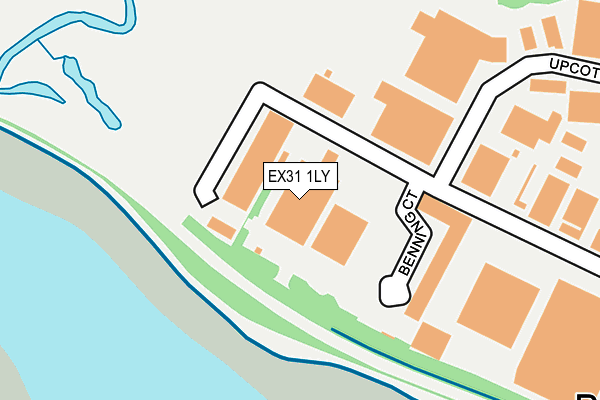 EX31 1LY map - OS OpenMap – Local (Ordnance Survey)