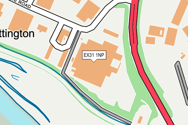 EX31 1NP map - OS OpenMap – Local (Ordnance Survey)